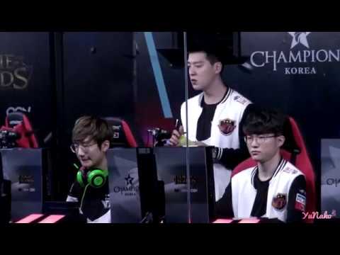 [직캠] 170614 LCK Summer MVP vs. SKT _ 1set 시작 전 _ Peanut & Faker