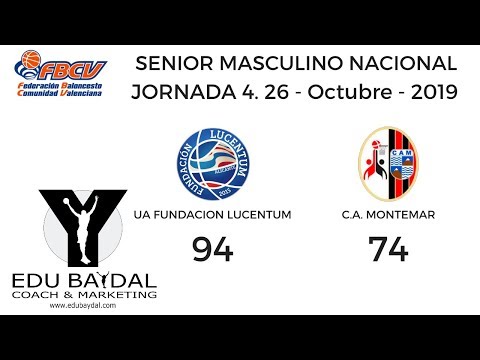 UA FUNDACION LUCENTUM BALONCESTO ALICANTE - CLUB ATLÉTICO MONTEMAR. SENIOR NACIONAL MASCULINO