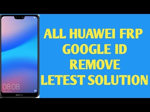 All HUAWEI 2019 FRP/Google Lock Bypass NO TALKBACK NO CODE