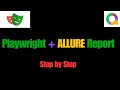 Playwright With Allure Report Step By Step Reporting In Test Automation