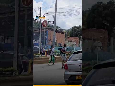 Enfrentamiento entre hinchas de Nacional y Junior en La Vega, Cundinamarca