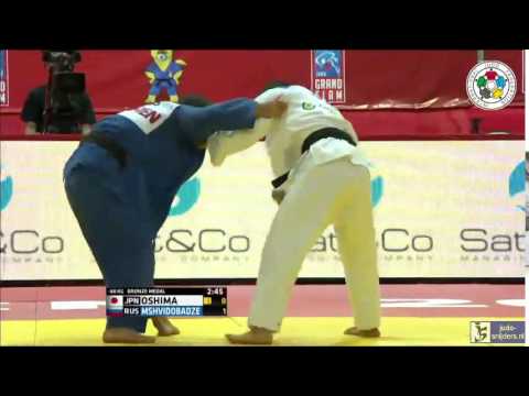 Judo 2014 Grand Slam Tyumen: Oshima (JPN) - Mshvidobadze (RUS) [-60kg] bronze