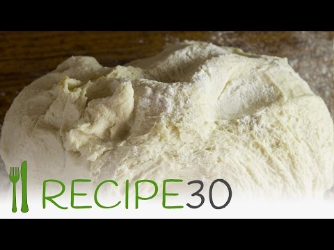 Fried pizza made from scratch with cheese garlic and rosemary By RECIPE30 com