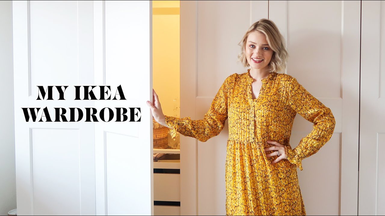 HOW I SAVED ££££ ON MY WARDROBE - Ikea Pax Tips & Tour! | Laura Bradshaw