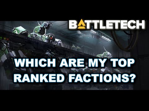 BATTLETECH: My Top Ranked Factions?