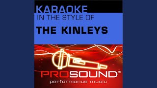 Somebody's Out There Watchin' (Karaoke Lead Vocal Demo) (In the style of Kinleys)