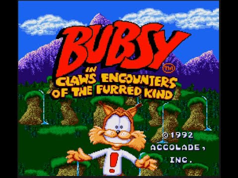 SNES Longplay - Bubsy in Claws Encounters of the Furred Kind