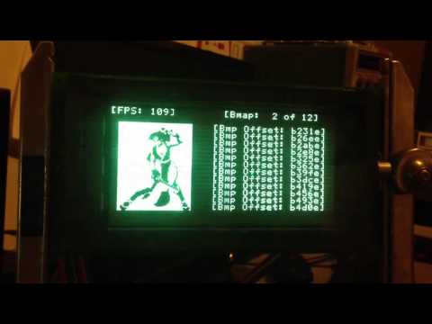 Sprite Animation on SHARC ADSP-21469 DSP