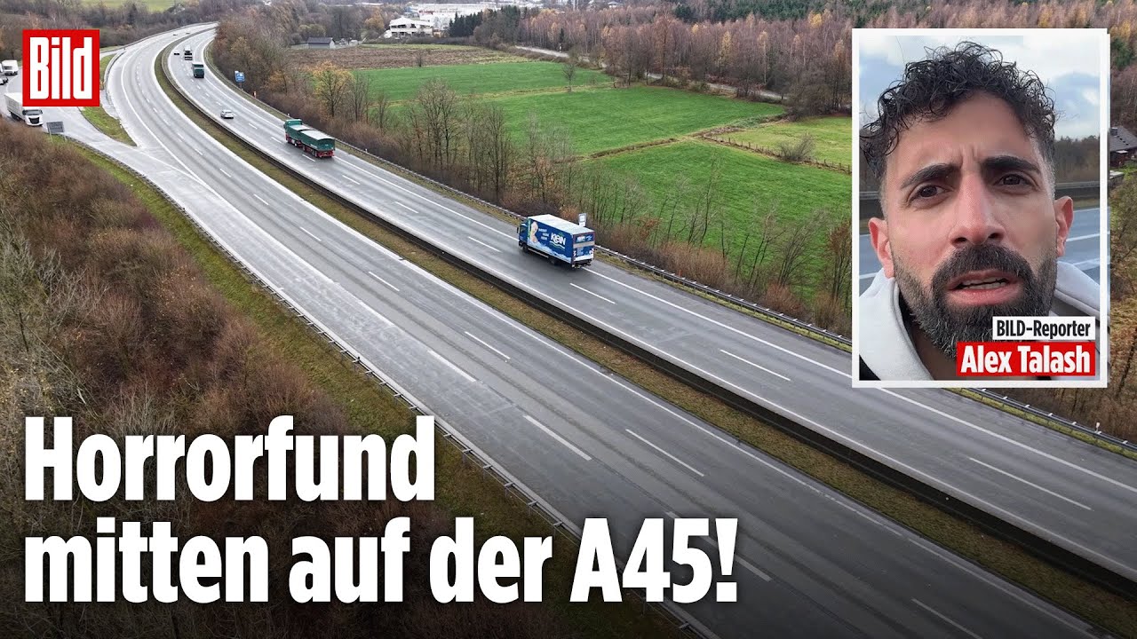 NRW: Zwei abgetrennte Frauenhände auf Autobahn entdeckt