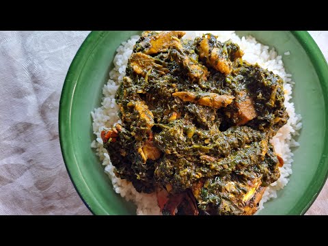 This is the best recipe on how to cook Sierra Leone krain krain.