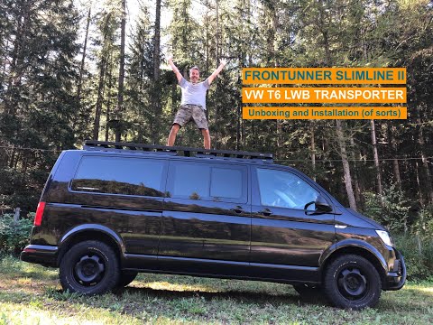Frontrunner Slimline II roof rack VW T6 - Unboxing and installing