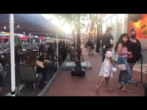 A walk down Waltham's Moody Street Restaurant Rows new outdoor dining on Friday night.