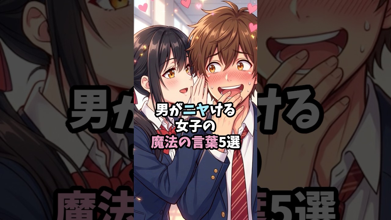 男がニヤける女子の魔法の言葉5選　#恋愛 #恋愛雑学 #モテる 【楽曲提供:箕輪レコーズ】