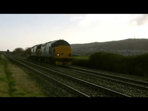 Prestatyn 6.3.2.17 - DRS 37218 & 37609 on Valley flasks