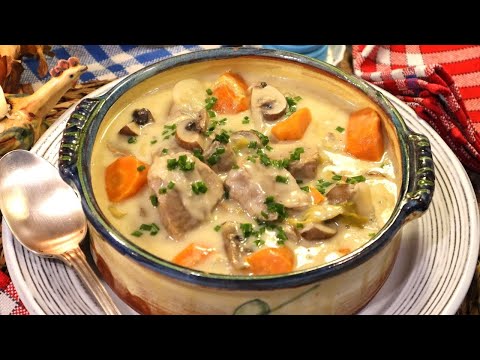 MA BLANQUETTE DE VEAU à l'ancienne façon Grand Mère Mitraille, savoureuse ! sur Gourmandises TV