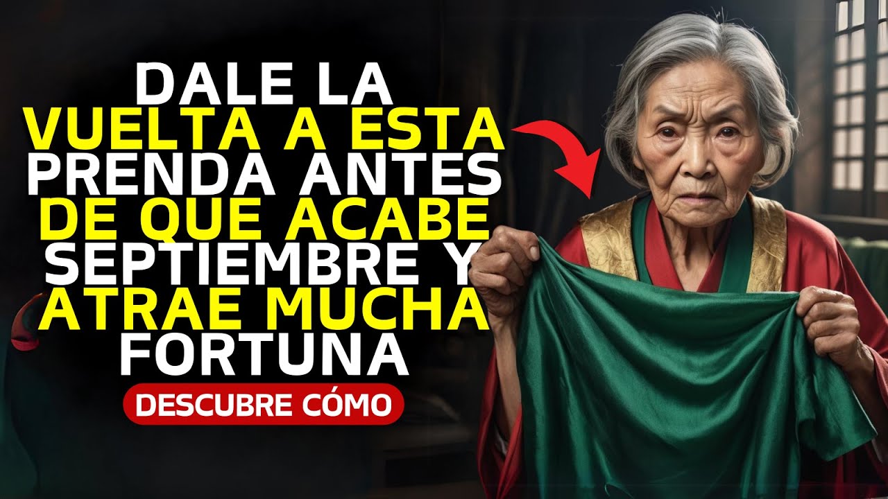 ¡SE RICO! DALE LA VUELTA A ESTA PRENDA ANTES DE QUE ACABE SEPTIEMBRE Y ATRAE MUCHA FORTUNA