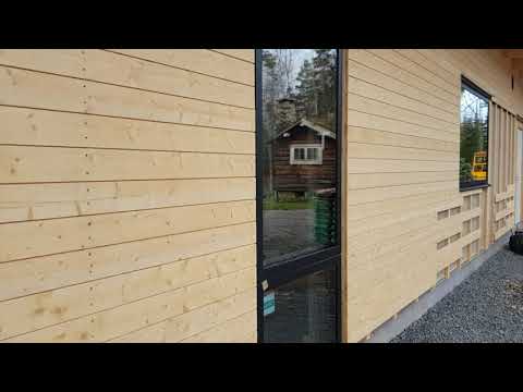 Husbygge del 13 - Byggnadsställningarna är borta