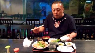 preview picture of video 'アキーラさん＆フカーヤさん堪能①対馬・ホテル対馬の夕食,Dinner,Hotel-Tsushima,Tsushima,Japan'