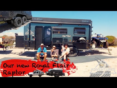 Tri Adventures pick up their new Royal Flair RAPTOR off-road caravan