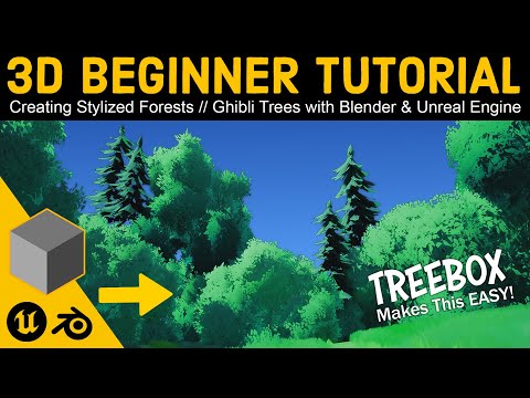 Create a AAA Ghibli Forest in Blender & Unreal