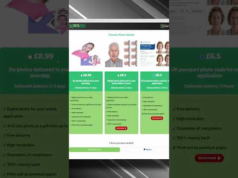 UK passport photo code for online application