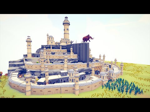 ZOMBIE ARMY ATTACK MINAS TIRITH 🧟 Map Creator | Totally Accurate Battle Simulator TABS