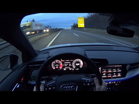 2021 Audi A3 Limousine 35 TDI S tronic - short fast test drive | POV