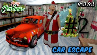 “She Was Right Behind Me… Christmas Car Escape 😱” GRANNY GAMEPLAY #2  