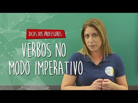 #Dica dos Professores - Português - Modo Imperativo