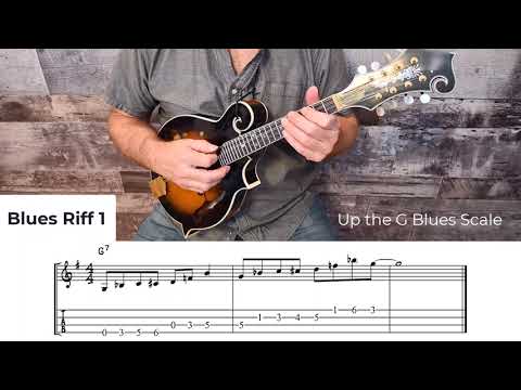 Mandolin Blues Book - Riff 1
