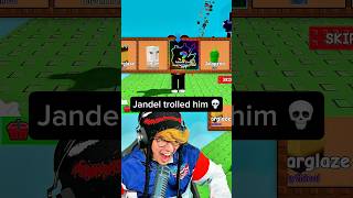 Jandel trolled him 💀 #roblox #growagarden