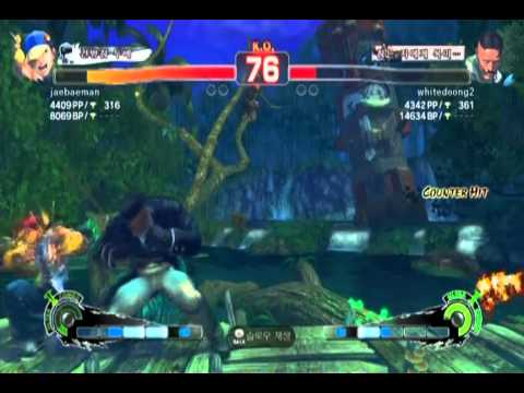 SFIV AE Team Battle 3 - jaebaeman(Yun) VS whitedoong2(Dudley)