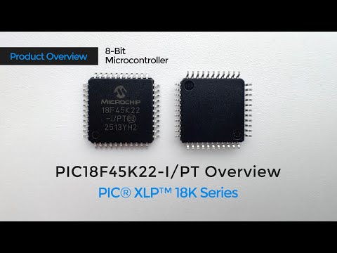 PIC18F45K22-I/PT Microcontroller with XLP Technology