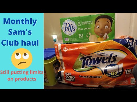 Monthly Sams club haul | Meat prices finally coming...