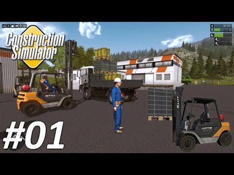 Construction Simulator 2015 #01 Wir stappeln hoch German Gameplay