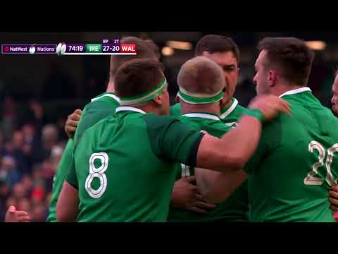 Ireland win a strong scrum penalty as Murray kicks at goal! | NatWest 6 Nations