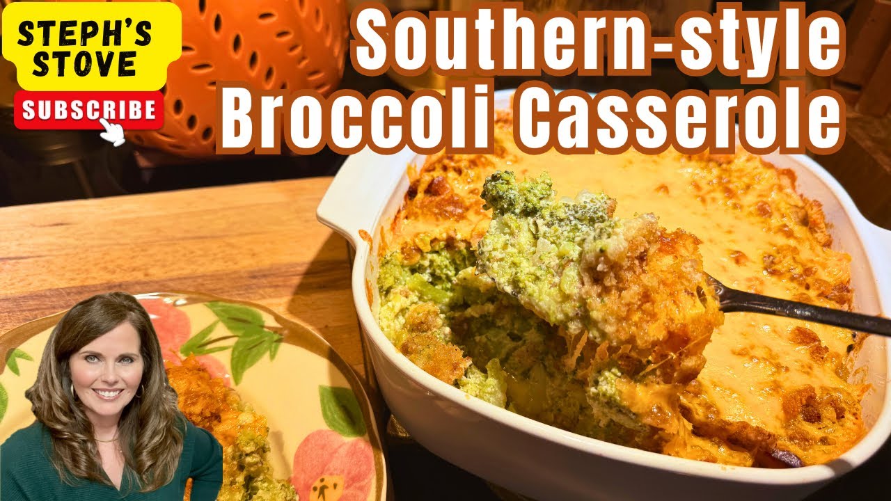 Southern-Style Broccoli Casserole | Creamy, Cheesy, Family Recipe - Steph’s Stove 