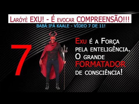 Laróyè Exu -  É evocar a compreensão - A partir do CAOS se ressignifica