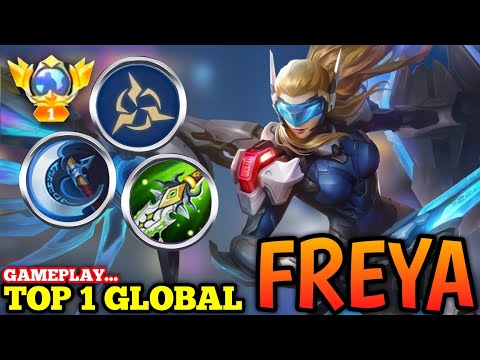 GAMEPLAY TOP 1 GLOBAL FREYA By: cilboy_MLBB