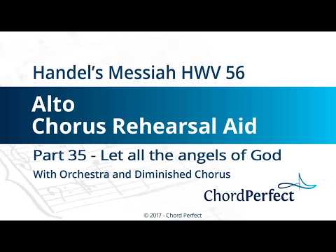 Handel's Messiah Part 35 - Let all the angels of God - Alto Chorus Rehearsal Aid