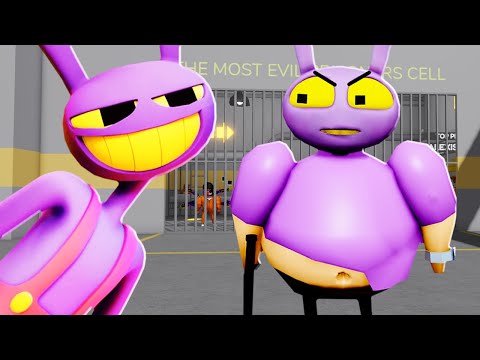 THE AMAZING DIGITAL CIRCUS JAX vs JAX BARRY'S PRISON RUN! (Roblox Movie)