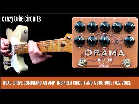 Crazy Tube Circuits Orama Orange/Matamp + Frantone Peachfuzz Pedal Dual Pedal image 6