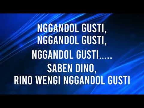 Karaoke Rohani  - Nggandol Gusti (Nada Pria)