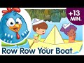 Row Row Row Your Boat Chalo Naav Leke Hindi Nursery Rhymes For Kids Lottie Dottie Murgi