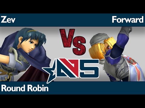 AB5 Melee - Zev (Marth) vs Forward (Sheik) - Round Robin