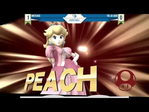SLC Losers Finals — MuteAce (Peach) vs TGL | DJ Jack (Ike/Dedede/Fox)