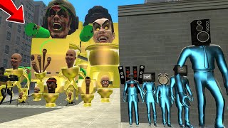 DIAMOND CAMERA MANs, SPEAKER MANs AMBUSHED GOLDEN G-MAN TOXIC SOLDIER, SKIBIDI TOILETs - Garry's Mod
