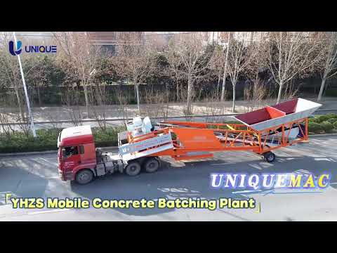 🏗️ UNIQUEMAC Mobile Concrete Plant = Your Profit Booster!
