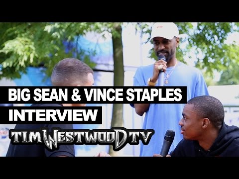 Big Sean crashes Vince Staples interview at Wireless - Westwood