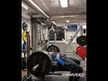 130kg dead bench press 15 reps for 3 sets with close grip